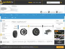 Tablet Screenshot of gumibolt.hu